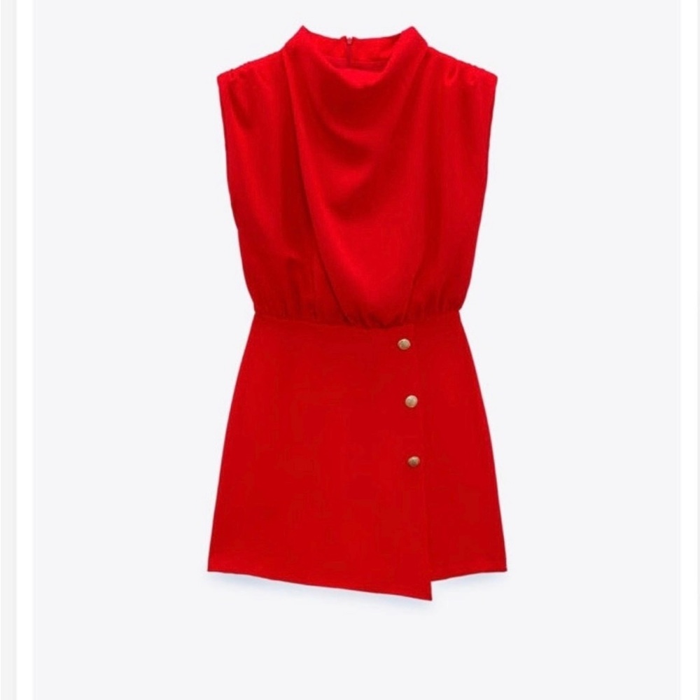 Zara red romper